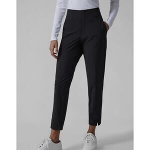 ATHLETA Brooklyn Ankle Pant Black Lightweight City Travel Women's 8